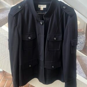 OU epelet mandarin collared jacket